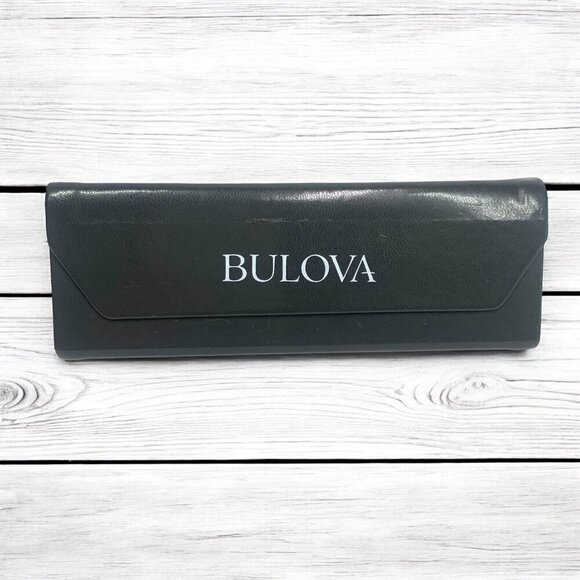 Bulova Alameda Sunglasses Frames Marsala Red Smoky Lenses Protective Case Cloth - Picture 3 of 12